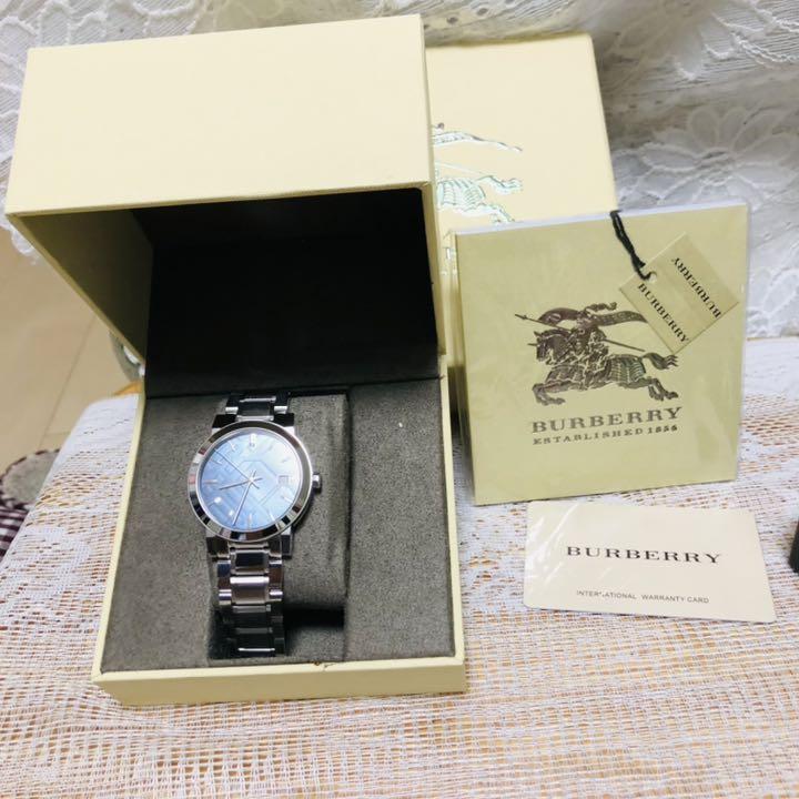 Burberry The City Silver Dial Beige Leather Strap Unisex Watch - BU9010 Buy Now By Burberry