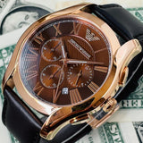 Emporio Armani Chronograph Brown Dial Brown Leather Strap Watch For Men - AR1701 Buy Now By Emporio Armani