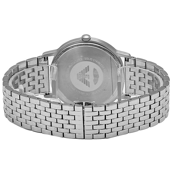 Emporio Armani Kappa Quartz Grey Dial Silver Mesh Bracelet Watch For Men - AR11068 Buy Now By Emporio Armani