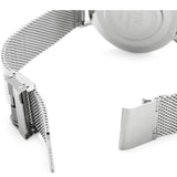 Daniel Wellington Petite Sterling Quartz White Dial Silver Mesh Bracelet Watch For Men - DW00100306 Buy Now By Daniel Wellington