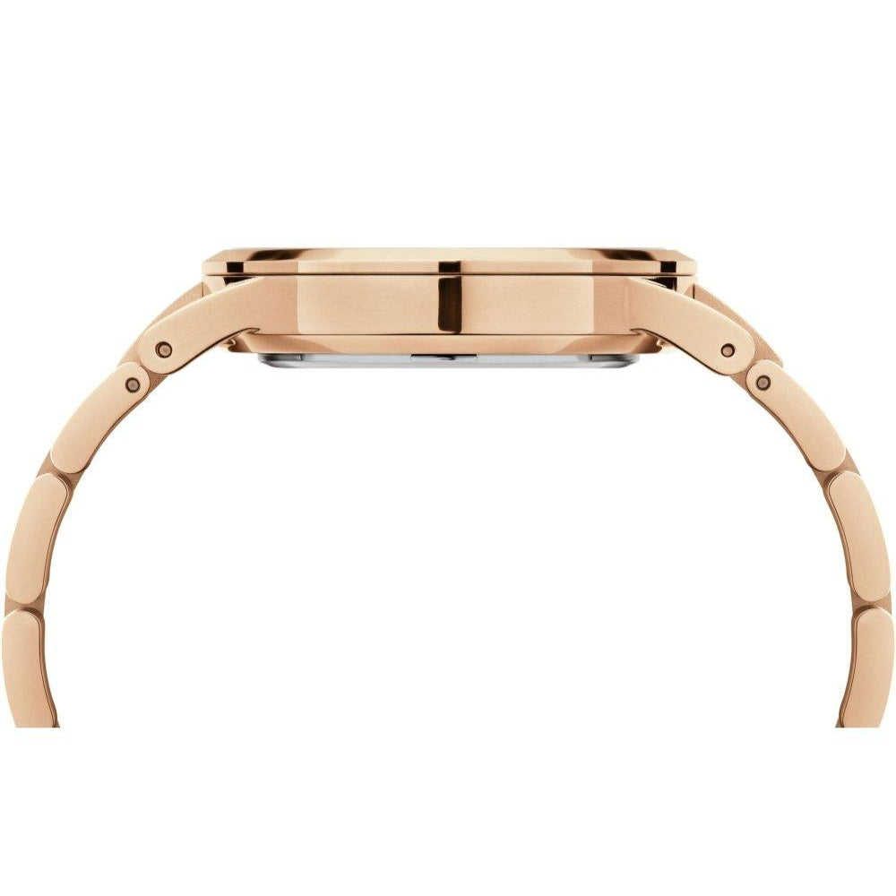 Daniel Wellington Iconic Link White Dial Gold Steel Strap Watch For Men - DW00100343 Buy Now By Daniel Wellington