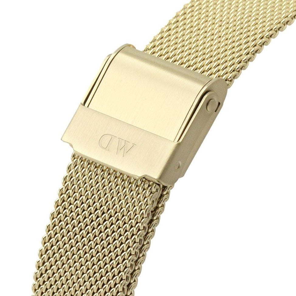 Daniel Wellington Classic Petite White Dial Gold Mesh Bracelet Watch For Women - DW00100348 Buy Now By Daniel Wellington