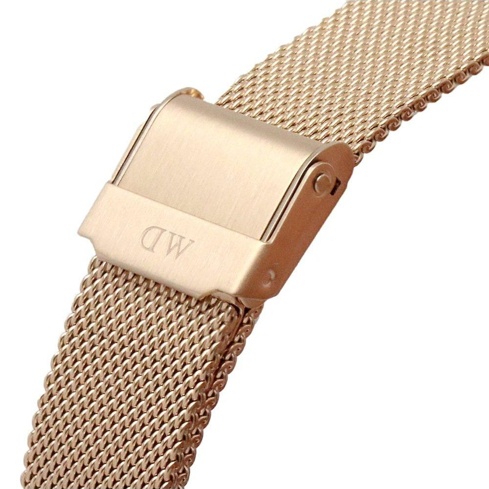 Daniel Wellington Petite Rose Gold Dial Rose Gold Mesh Strap Watch For Women - DW00100472 Buy Now By Daniel Wellington