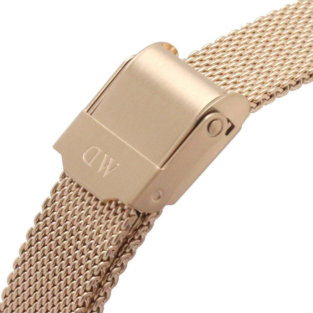 Daniel Wellington Petite Amber Brown Dial Gold Mesh Strap Watch For Women - DW00100476 Buy Now By Daniel Wellington
