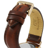 Daniel Wellington Classic St Mawes Black Dial Brown Leather Strap Watch For Men - DW00100124 Buy Now By Daniel Wellington