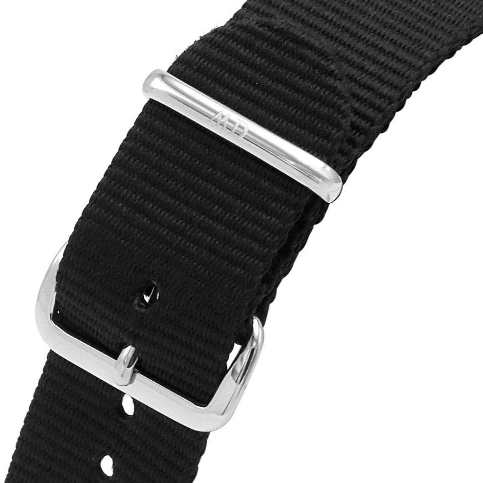 Daniel Wellington Classic Cornwall Black Dial Black Nylon Strap Watch For Women - DW00100149 Buy Now By Daniel Wellington