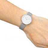 Daniel Wellington Petite Sterling White Dial Silver Mesh Bracelet Watch For Women - DW00100220 Buy Now By Daniel Wellington