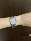Fossil Wallace Designer Silver Dial Silver Steel Strap Watch for Women - ES3057 Buy Now By Fossil