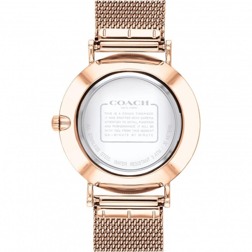 Coach Perry White Rose Gold Mesh Bracelet Watch for Women - 14503126 Buy Now By Coach