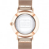 Coach Perry White Rose Gold Mesh Bracelet Watch for Women - 14503126 Buy Now By Coach