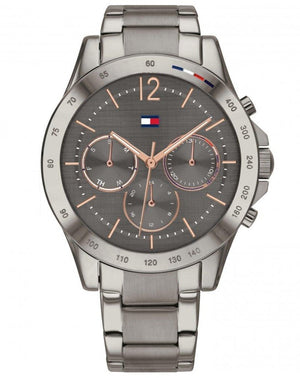 Tommy Hilfiger Haven Chronograph Quartz Grey Dial Grey Steel Strap Watch For Women - 1782196 Buy Now By Tommy Hilfiger