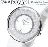 Swarovski Crystalline Pure White Dial White Leather Strap Watch for Women - 5275046 Buy Now By Swarovski