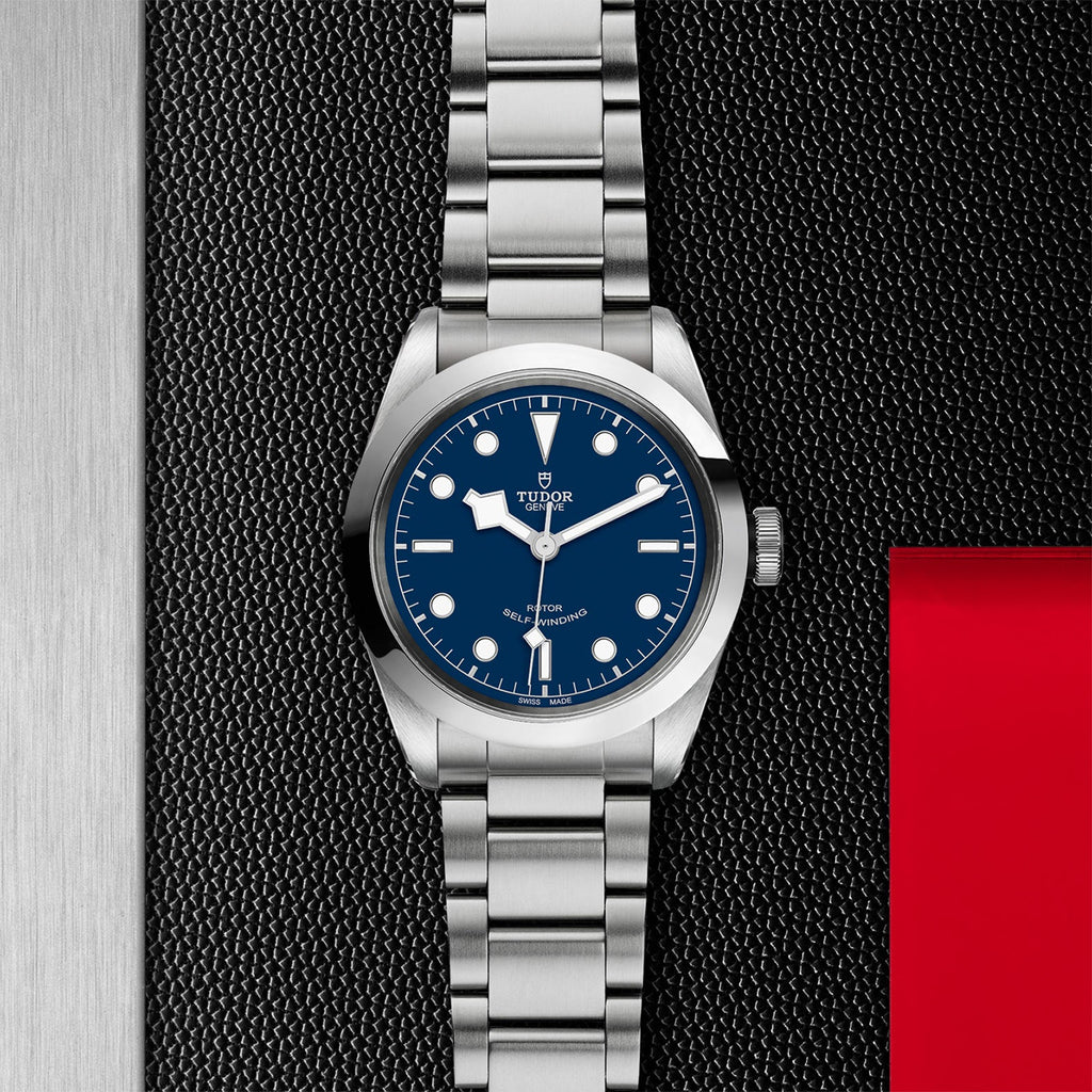 Tudor Black Bay Automatic Blue Dial Silver Steel Strap Watch for Men - M79540-0004 Buy Now By Tudor