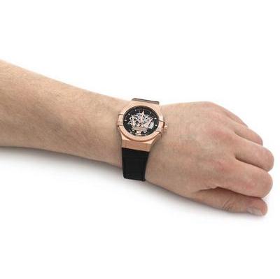 Maserati Potenza Automatic Skeleton Black Dial Black Leather Strap Watch For Men - R8821108039 Buy Now By Maserati