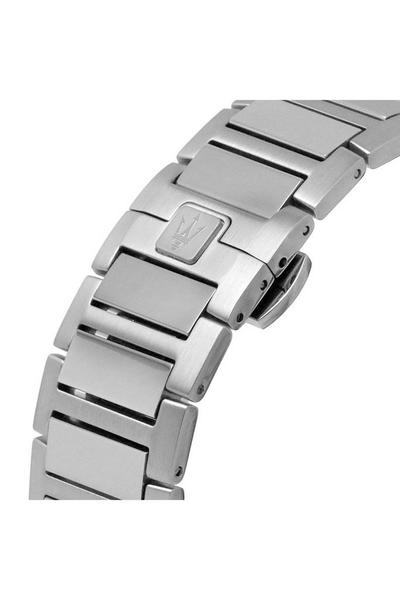 Maserati Stile Chronograph Black Dial Silver Steel Strap Watch For Men - R8873642004 Buy Now By Maserati