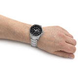 Maserati SFIDA Chronograph Black Dial Silver Steel Strap Watch For Men - R8873640015 Buy Now By Maserati