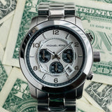 Michael Kors Runway Chronograph Silver Dial Silver Steel Strap Watch for Men - MK8060 Buy Now By Michael Kors