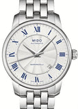 Mido Baroncelli III Automatic Silver Dial Silver Steel Strap Watch For Men - M8600.4.21.1 Buy Now By Mido