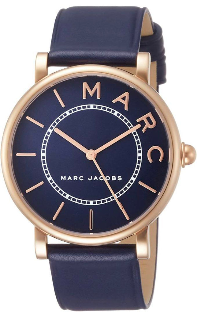 Marc Jacobs Roxy Navy Blue Dial Navy Blue Leather Strap Watch for Women - MJ1539 Buy Now By Marc Jacobs