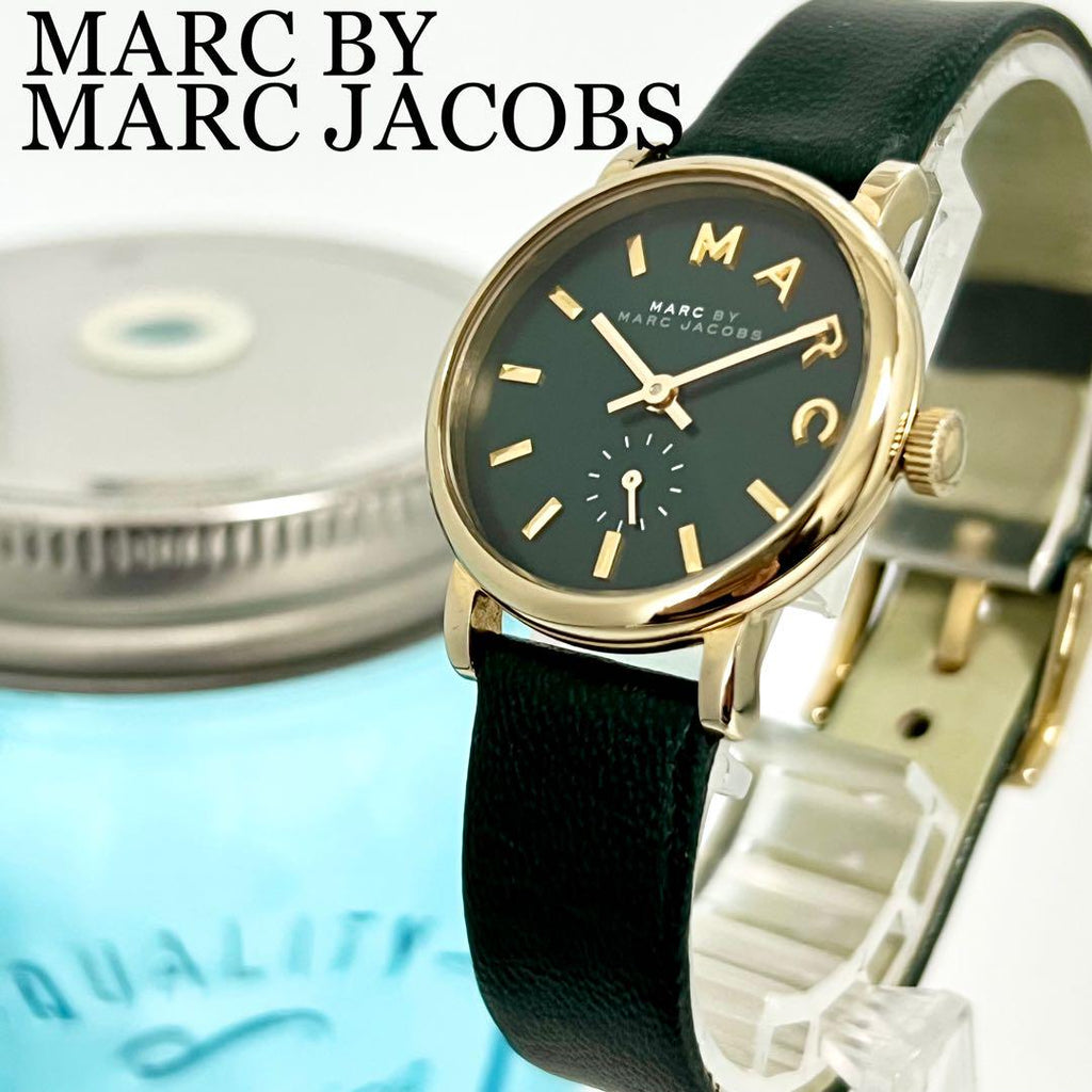 Marc Jacobs Baker Mini Green Dial Green Leather Strap Watch for Women - MBM1272 Buy Now By Marc Jacobs