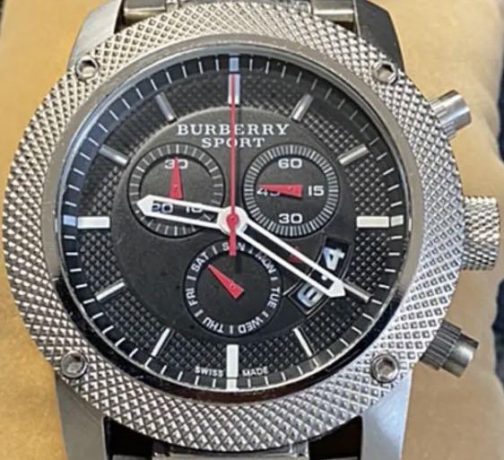 Burberry Endurance Sport Chronograph Black Dial Black Rubber Strap Watch for Men - BU7700 Buy Now By Burberry