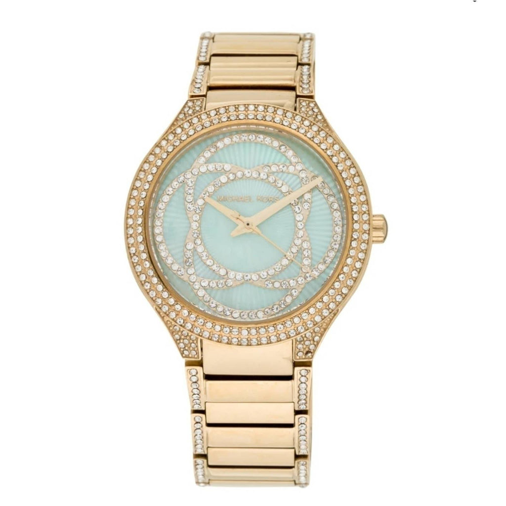 Michael Kors Kerry Mother of Pearl Dial Gold Steel Strap Watch for Women - MK3481 Buy Now By Michael Kors