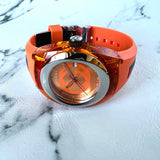 Gucci Sync XXL Quartz Orange Dial Orange Rubber Strap Unisex Watch - YA137108 Buy Now By Gucci