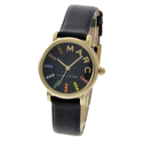 Marc Jacobs Roxy Black Dial Black Leather Strap Watch for Women - MJ1592 Buy Now By Marc Jacobs