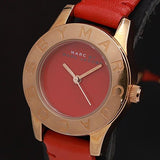 Marc Jacobs Blade Red Dial Red Leather Strap Watch for Women - MBM1204 Buy Now By Marc Jacobs