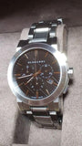 Burberry The City Black Dial Silver Steel Strap Watch for Men - BU9351 Buy Now By Burberry