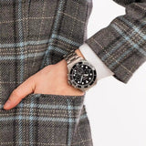 Fossil FB-03 Chronograph Black Dial Silver Steel Strap Watch for Men - FS5725 Buy Now By Fossil