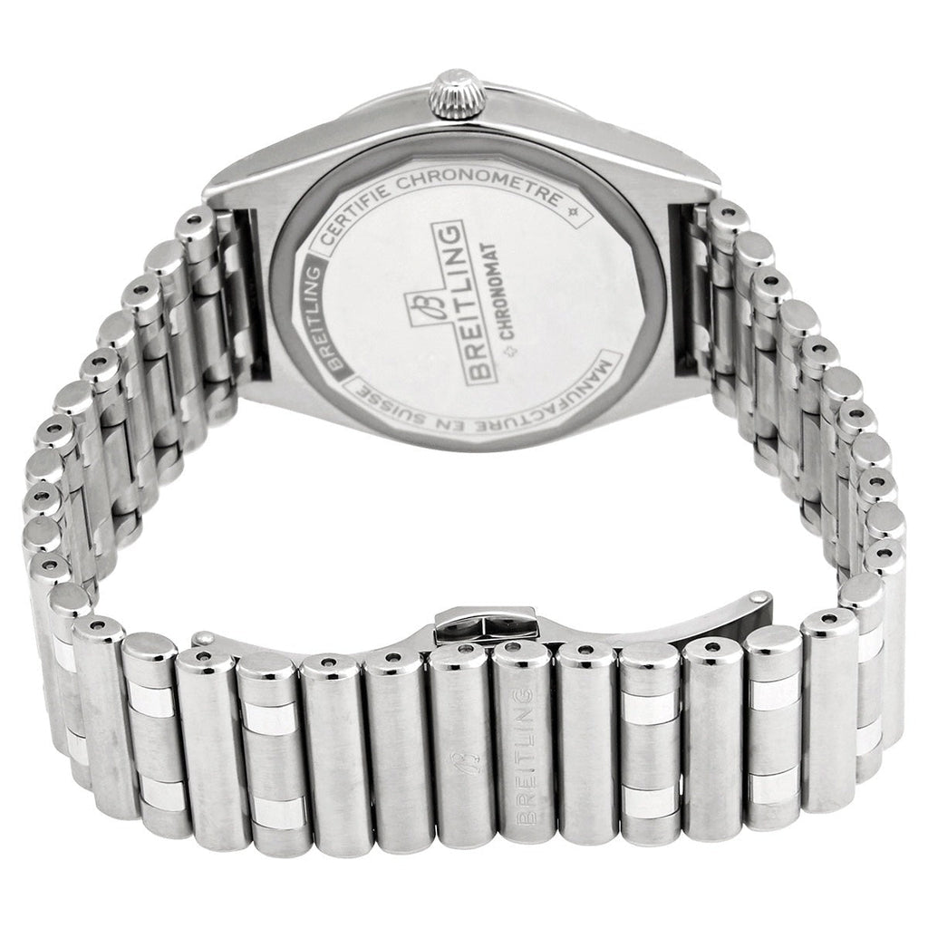 Breitling Chronomat 32 Diamonds Pink Dial Silver Steel Strap Watch for Women - A77310101K1A1 Buy Now By Breitling