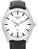 Tissot T Classic PR 100 White Dial Black Leather Strap Watch for Men - T101.410.16.031.00 Buy Now By Tissot