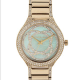 Michael Kors Kerry Mother of Pearl Dial Gold Steel Strap Watch for Women - MK3481 Buy Now By Michael Kors