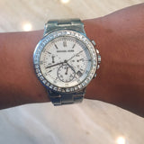 Michael Kors Dylan Silver Dial Silver Steel Strap Watch for Women - MK5585 Buy Now By Michael Kors