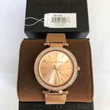 Michael Kors Darci Rose Gold Dial Rose Gold Mesh Bracelet Watch for Women - MK3369 Buy Now By Michael Kors