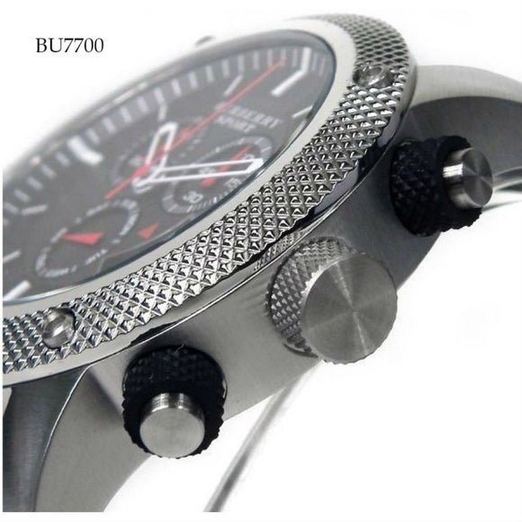 Burberry Endurance Sport Chronograph Black Dial Black Rubber Strap Watch for Men - BU7700 Buy Now By Burberry