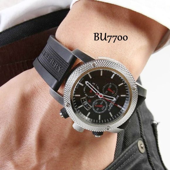 Burberry Endurance Sport Chronograph Black Dial Black Rubber Strap Watch for Men - BU7700 Buy Now By Burberry