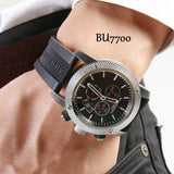 Burberry Endurance Sport Chronograph Black Dial Black Rubber Strap Watch for Men - BU7700 Buy Now By Burberry