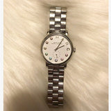 Marc Jacobs Baker Dexter White Dial Silver Steel Strap Watch for Women - MBM3423 Buy Now By Marc Jacobs