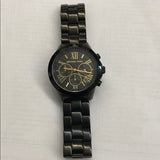 Michael Kors Brecken Chronograph Black Dial Black Steel Strap Watch for Women - MK6302 Buy Now By Michael Kors