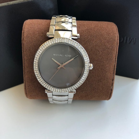 Michael Kors Parker Mother of Pearl Silver Steel Strap Watch for Women - MK6424 Buy Now By Michael Kors