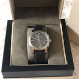 Burberry The City Grey Dial Black Leather Strap Watch for Men - BU9362 Buy Now By Burberry