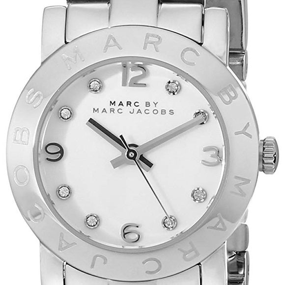 Marc Jacobs Mini Amy White Dial Silver Steel Strap Watch for Women - MBM3055 Buy Now By Marc Jacobs