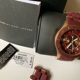 Marc Jacobs Rock Chronograph Red Dial Red Silicone Strap Watch for Women - MBM2596 Buy Now By Marc Jacobs