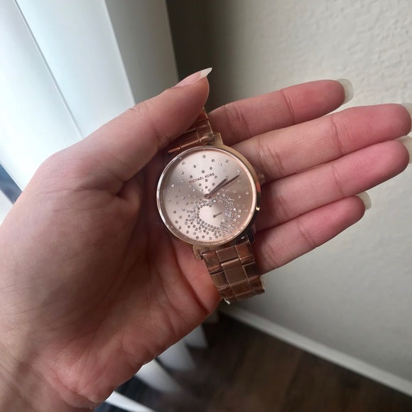 Michael Kors Jaryn Rose Gold Dial Rose Gold Steel Strap Watch for Women - MK3621 Buy Now By Michael Kors