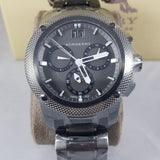 Burberry Endurance Chronograph Quartz Black Dial Black Steel Strap Watch For Men - BU9801 Buy Now By Burberry