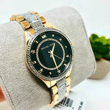 Michael Kors Lauryn Crystal Pave Black Dial Two Tone Steel Strap Watch For Women - MK4403 Buy Now By Michael Kors