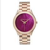 Michael Kors Runway Pink Dial Rose Gold Steel Strap Watch for Women - MK3550 Buy Now By Michael Kors