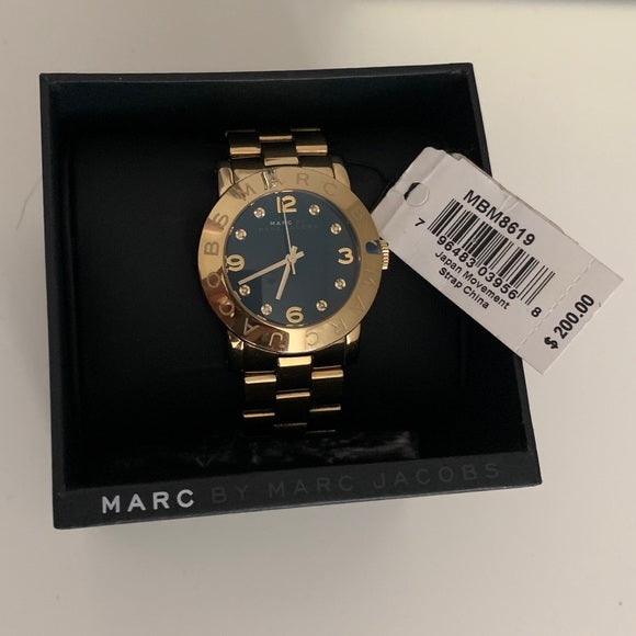 Marc Jacobs Amy Green Dial Gold Steel Strap Watch for Women - MBM8619 Buy Now By Marc Jacobs